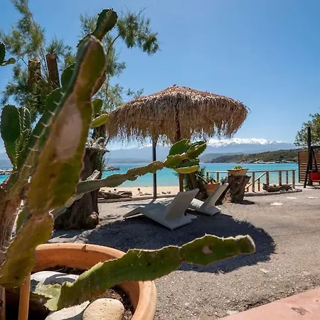 Sea And Sun Metaxy Mas, Brand-new, Beachfront ! * خانيا